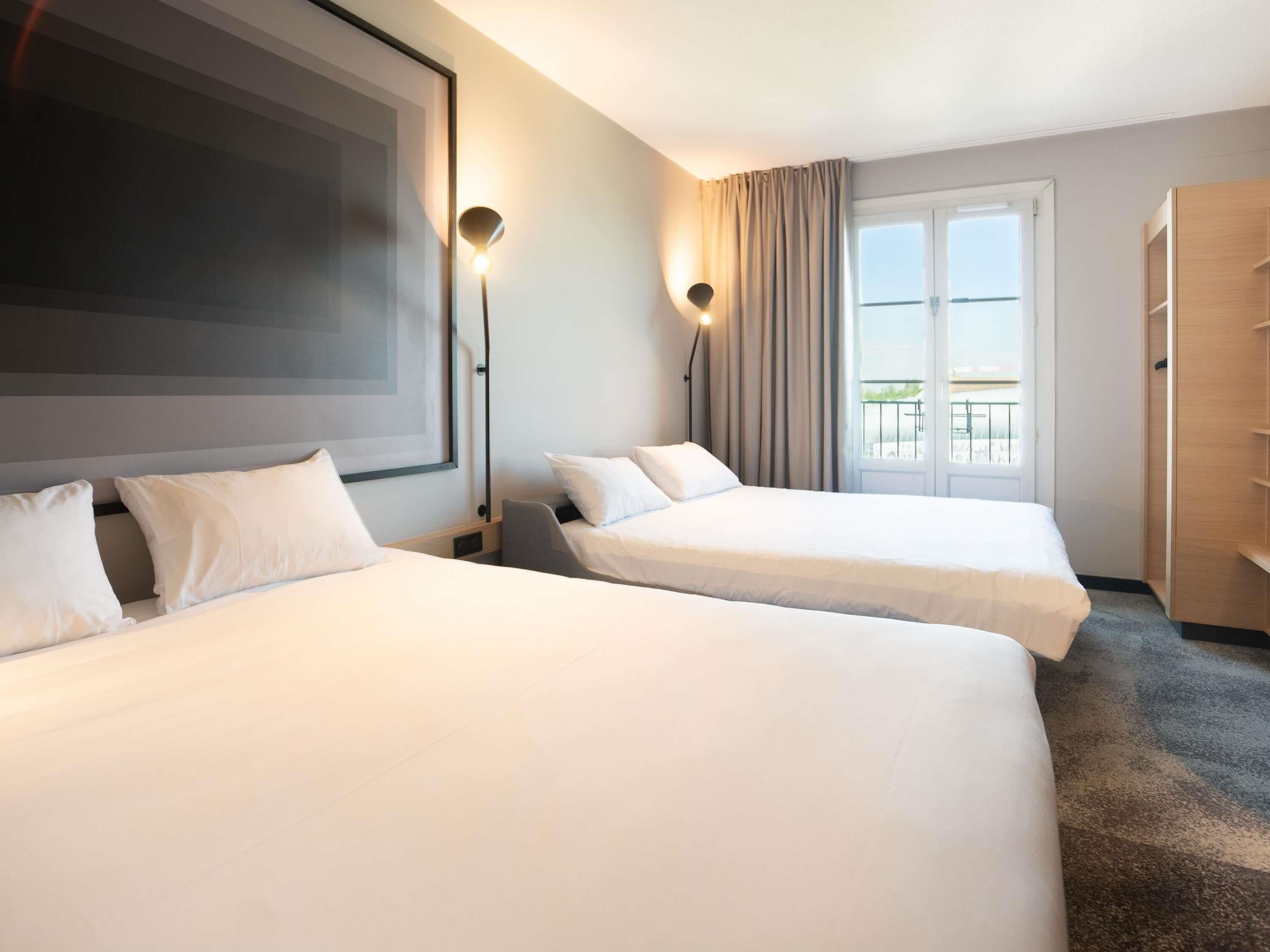 superior room, 1 double bed with sofa bed | desk, blackout curtains, soundproofing, iron/ironing board