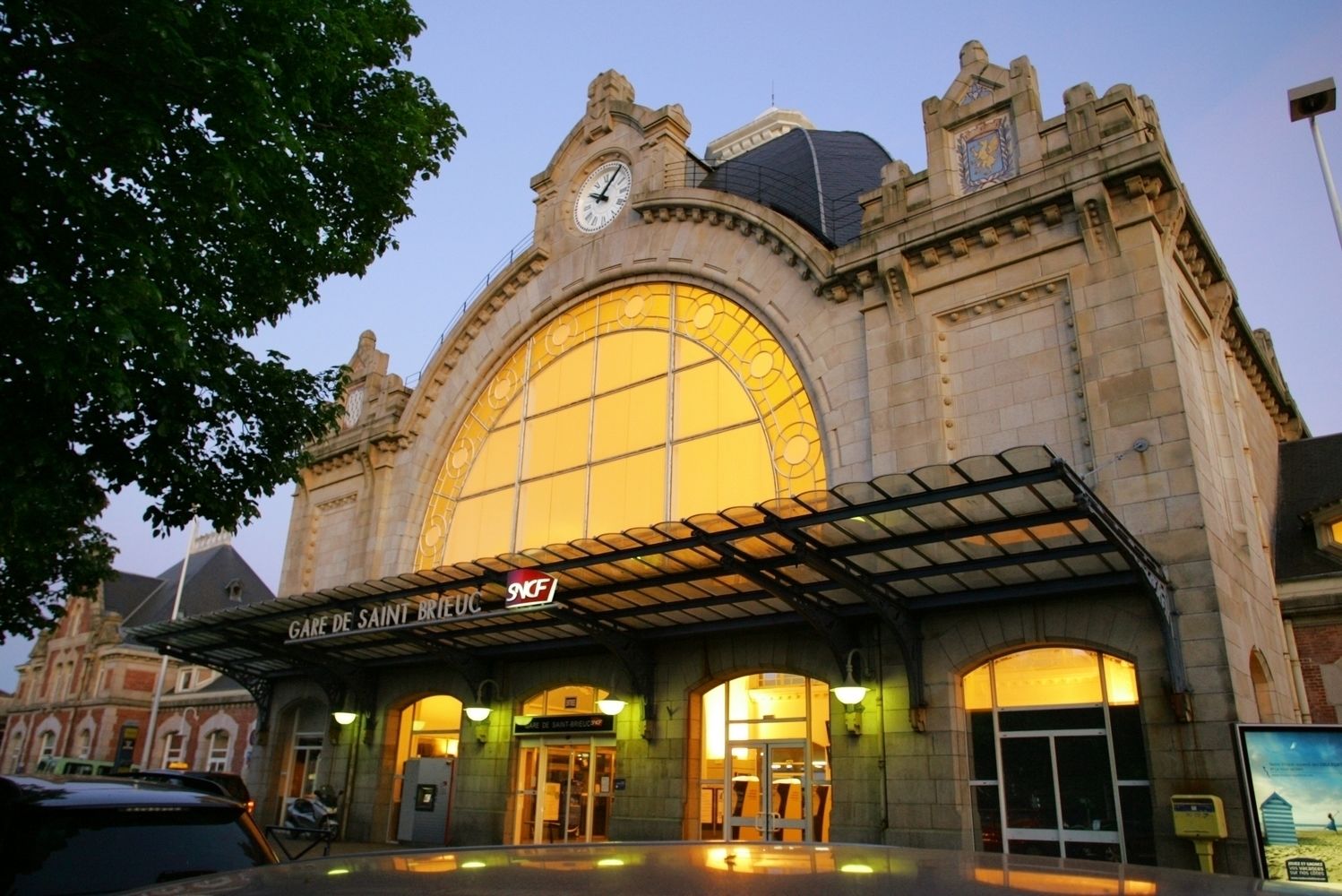 front of property – evening/night