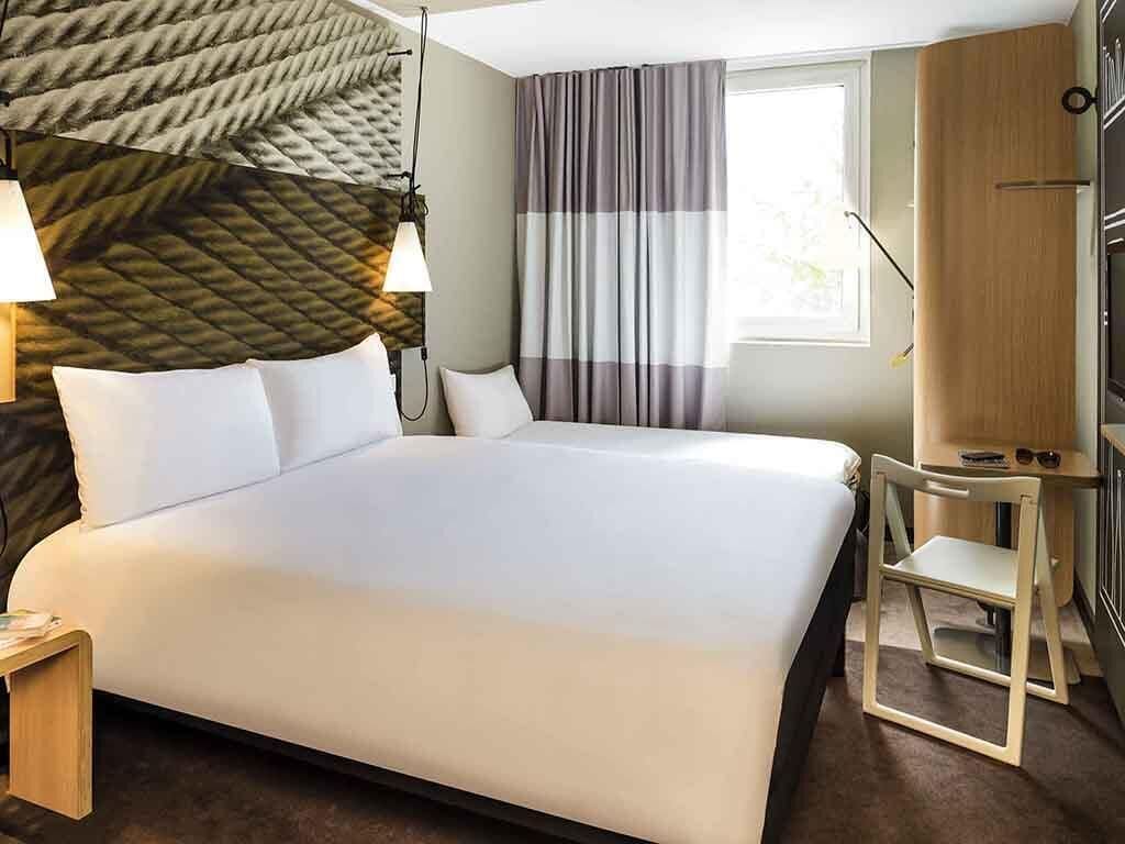 Standard Double Room, Multiple Beds | In-room safe, desk, soundproofing, iron/ironing board