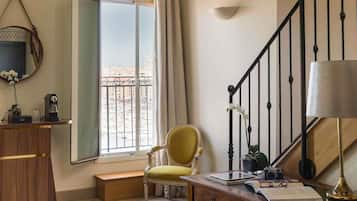 Suite, Multiple Beds, Balcony | Premium bedding, pillowtop beds, free minibar, in-room safe