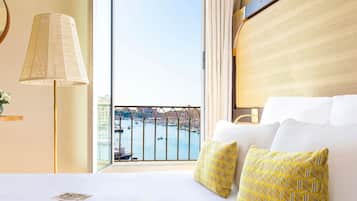 Deluxe Room, 1 Double Bed (Old Port view) | Premium bedding, pillowtop beds, free minibar, in-room safe
