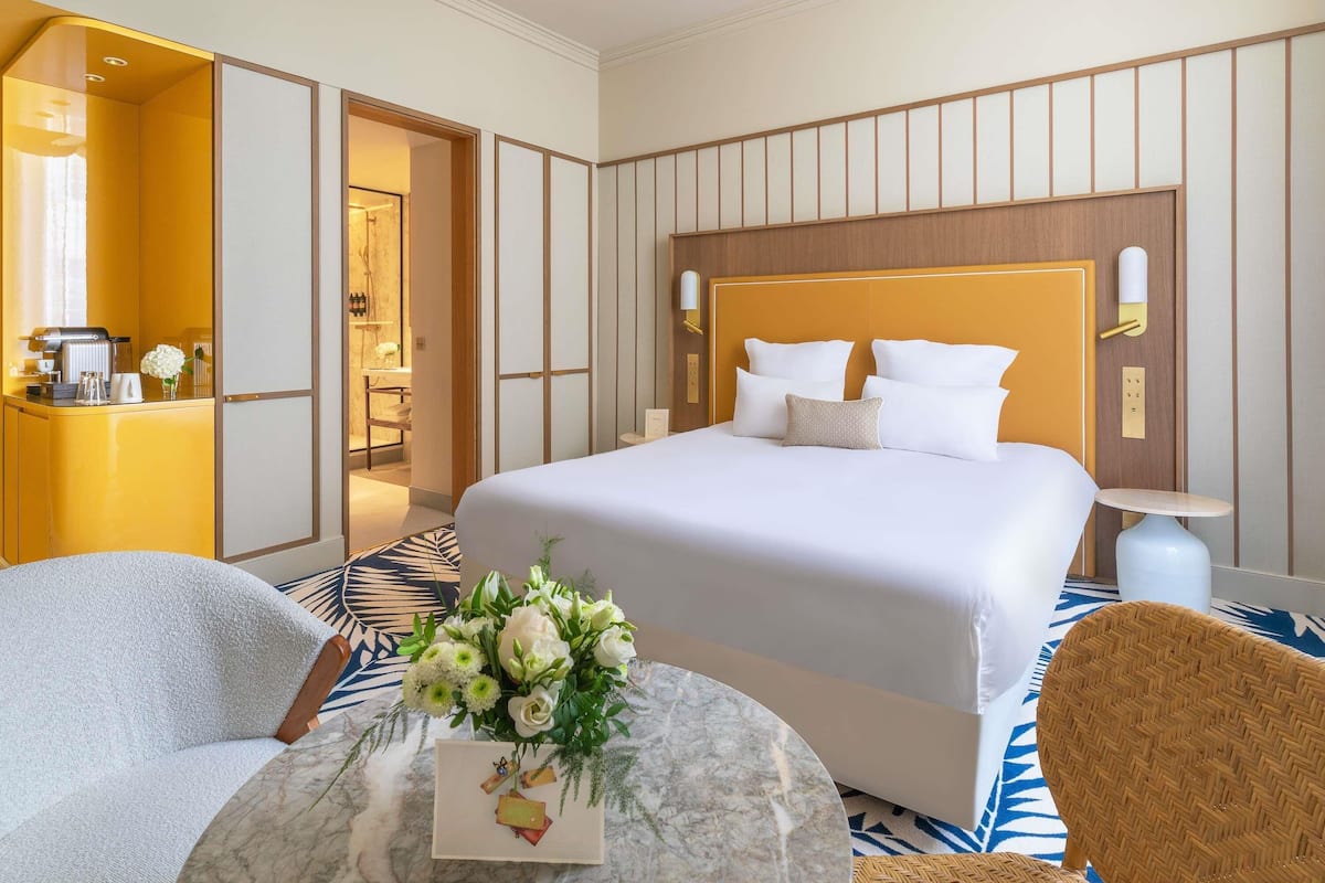 Chambre Supérieure, 1 lit double (CanebiÚre View) | Literie de qualité supérieure, surmatelas