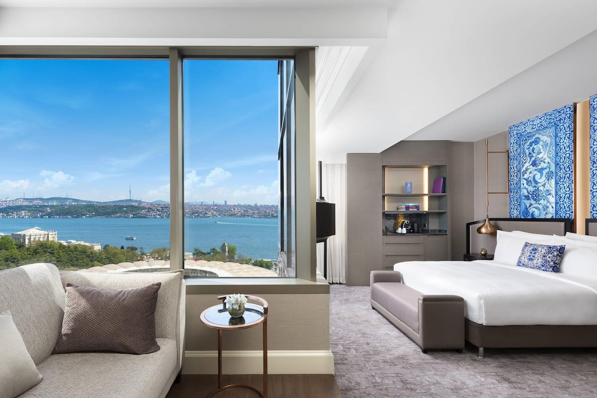 Chambre Premium, 1 très grand lit, fumeur (View)