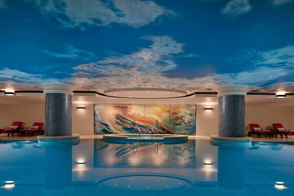 Indoor pool, seasonal outdoor pool