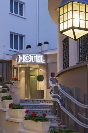 Front of property – evening/night