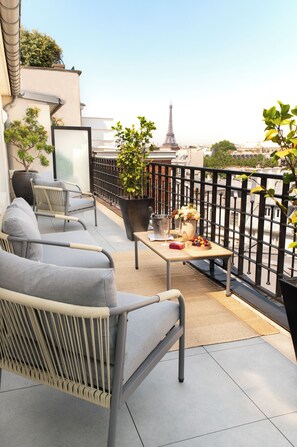 Suite panorámica | Terraza o patio