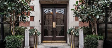 Entrée de l’hébergement