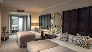 Studio-suite - 2 dobbeltsenge | Premium-sengetøj, pengeskab på værelset, individuelt design