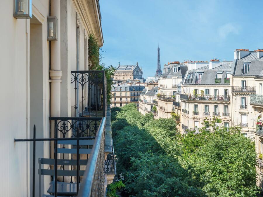 Standard-Doppelzimmer, 1 Schlafzimmer, Balkon (Eiffel Tower view)
