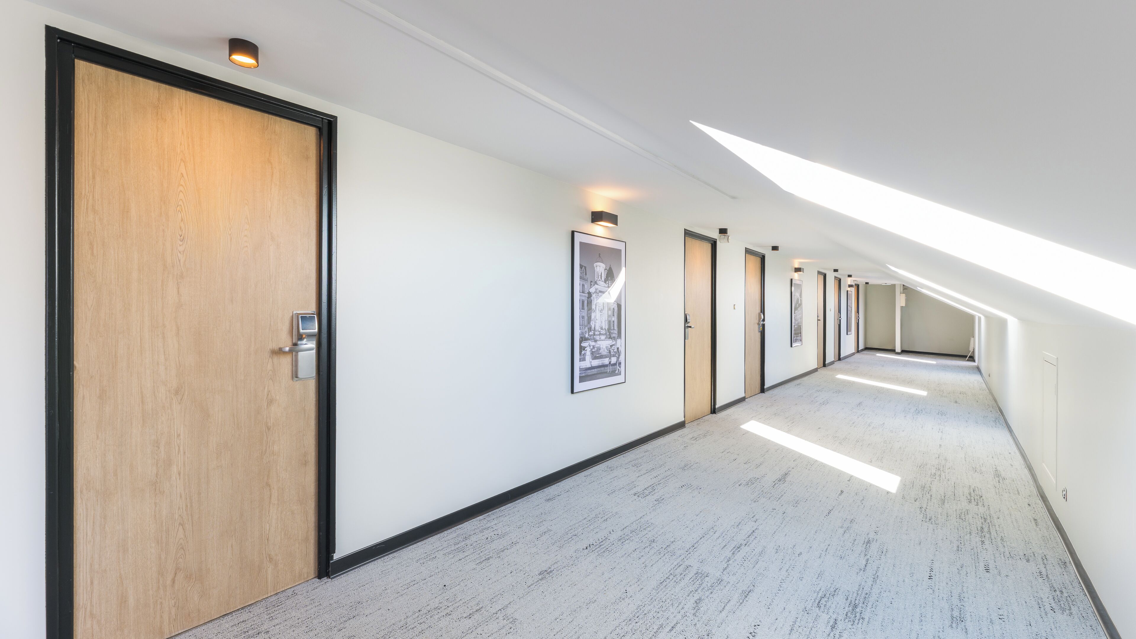 Pasillos con baranda