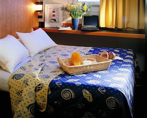 Double Room | Desk, iron/ironing board