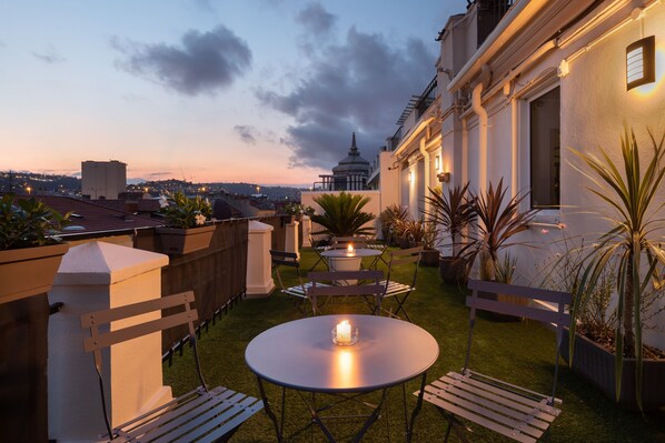 Terrasse sur le toit