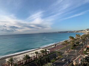 Vue sur la plage ou l’océan