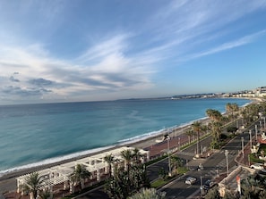 Vue sur la plage ou l’océan