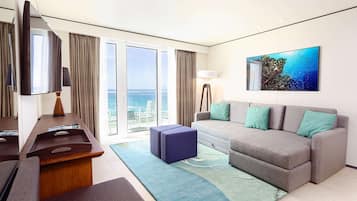 Suite, 1 King Bed with Sofa bed (1 Bedroom Ocean View Suite)