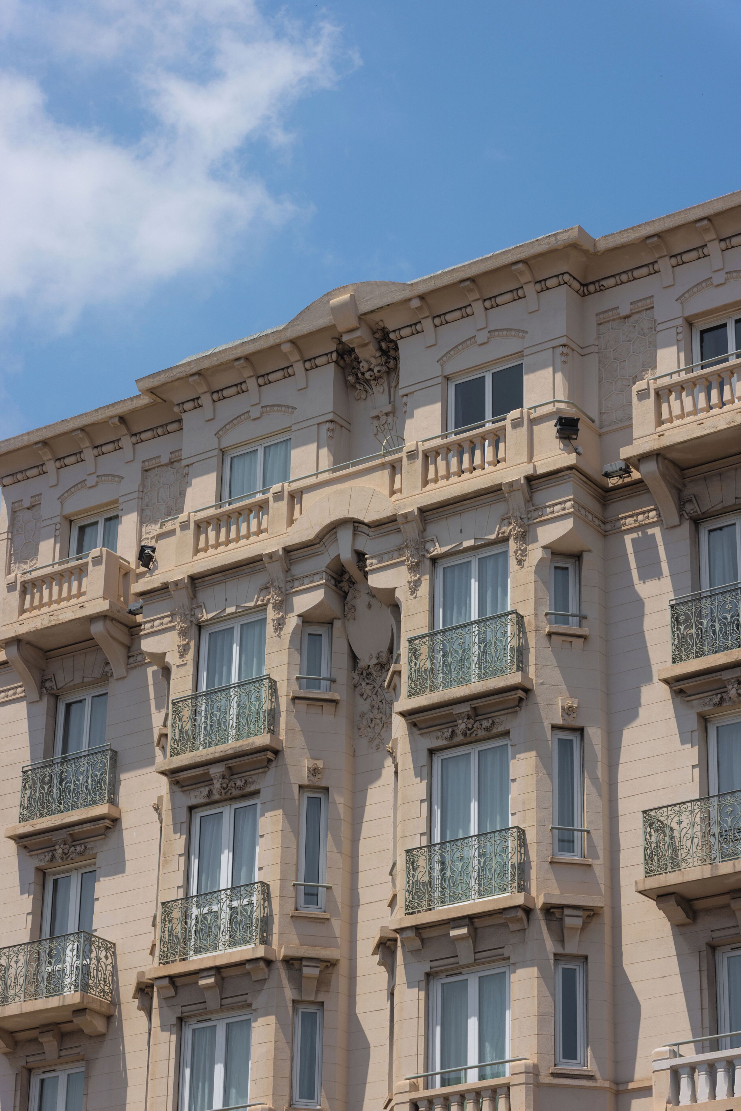 Voorkant van accommodatie