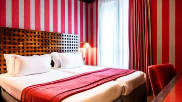 Premium bedding, minibar, in-room safe, desk