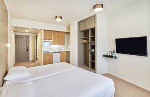 Comfort-Studio | Zimmersafe, kostenlose Babybetten, kostenloses WLAN, Bettwäsche