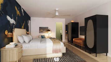 Literie hypoallergénique, coffres-forts dans les chambres