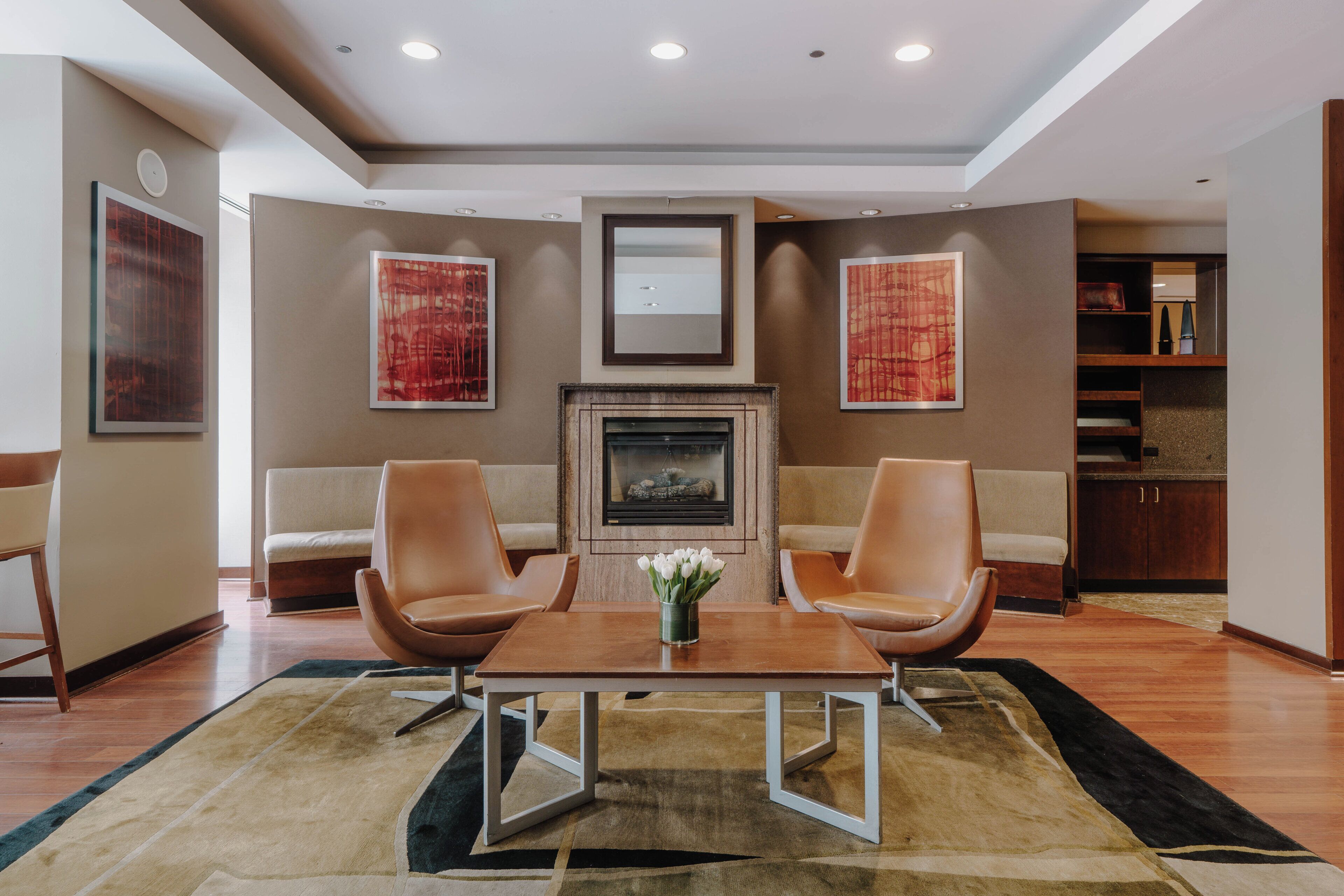 Lobby sitting area