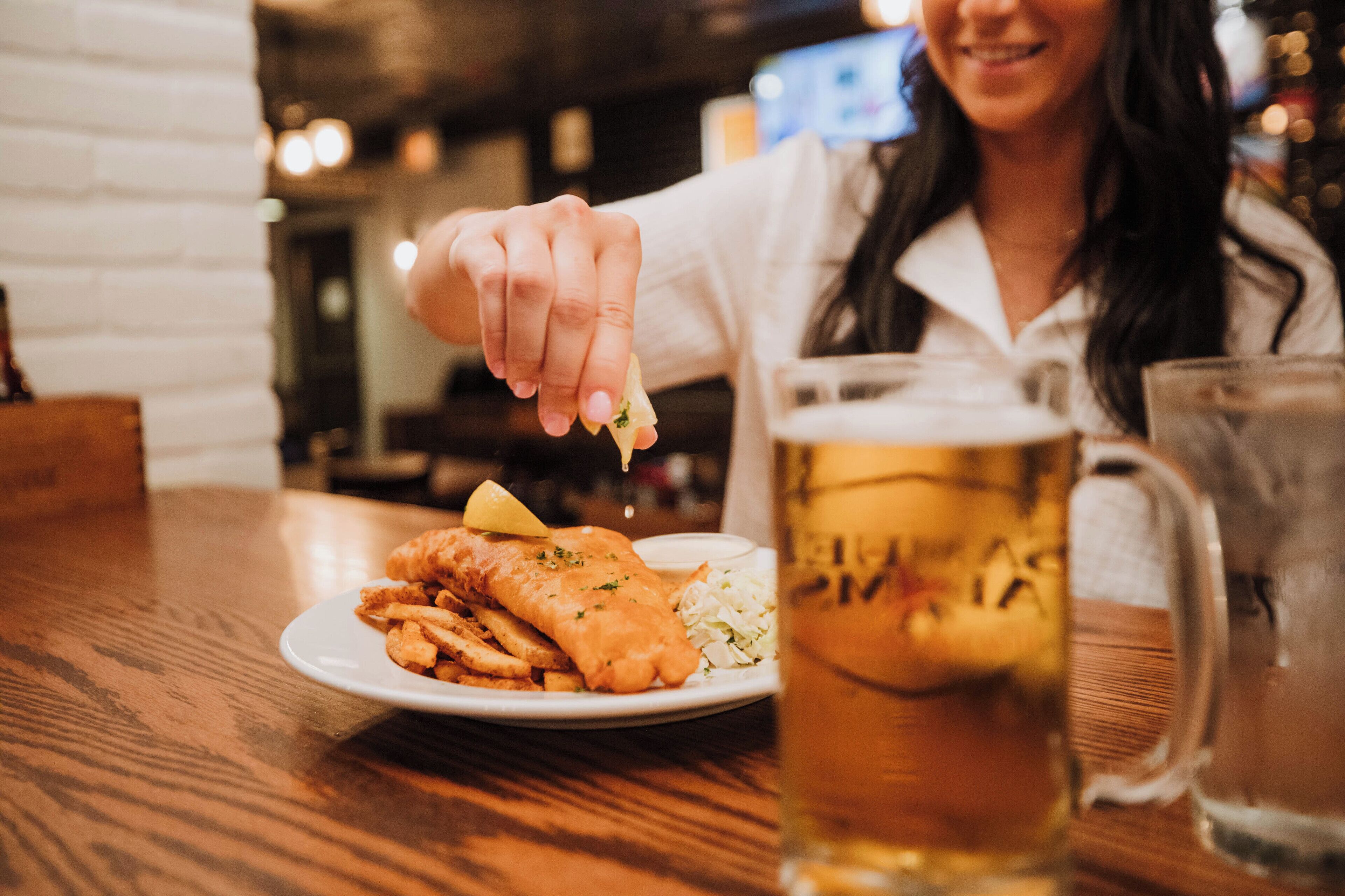 breakfast, lunch and dinner served