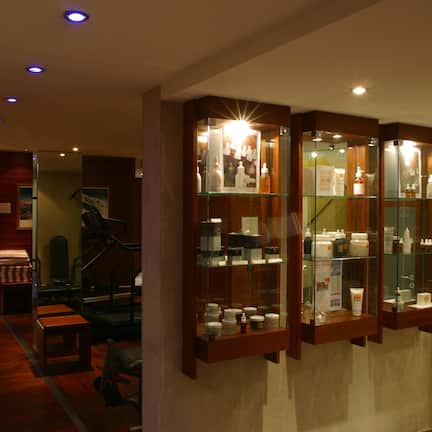 Steam room, Turkish bath, aromatherapy, hot stone massages, body wraps