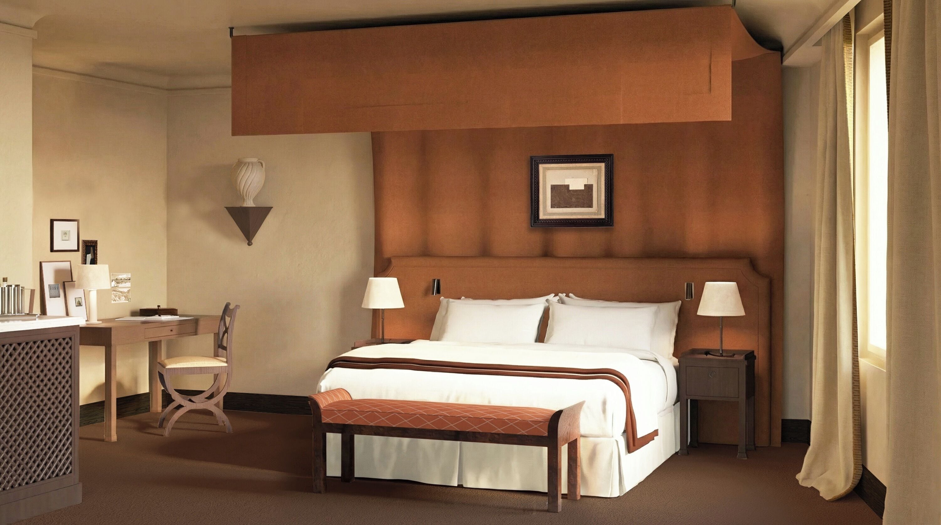 Ropa de cama hipoalergénica y minibar 