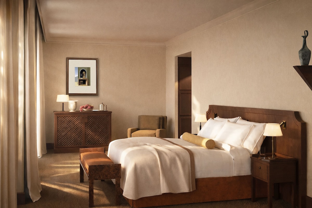 Premium bedding, memory-foam beds, minibar, in-room safe