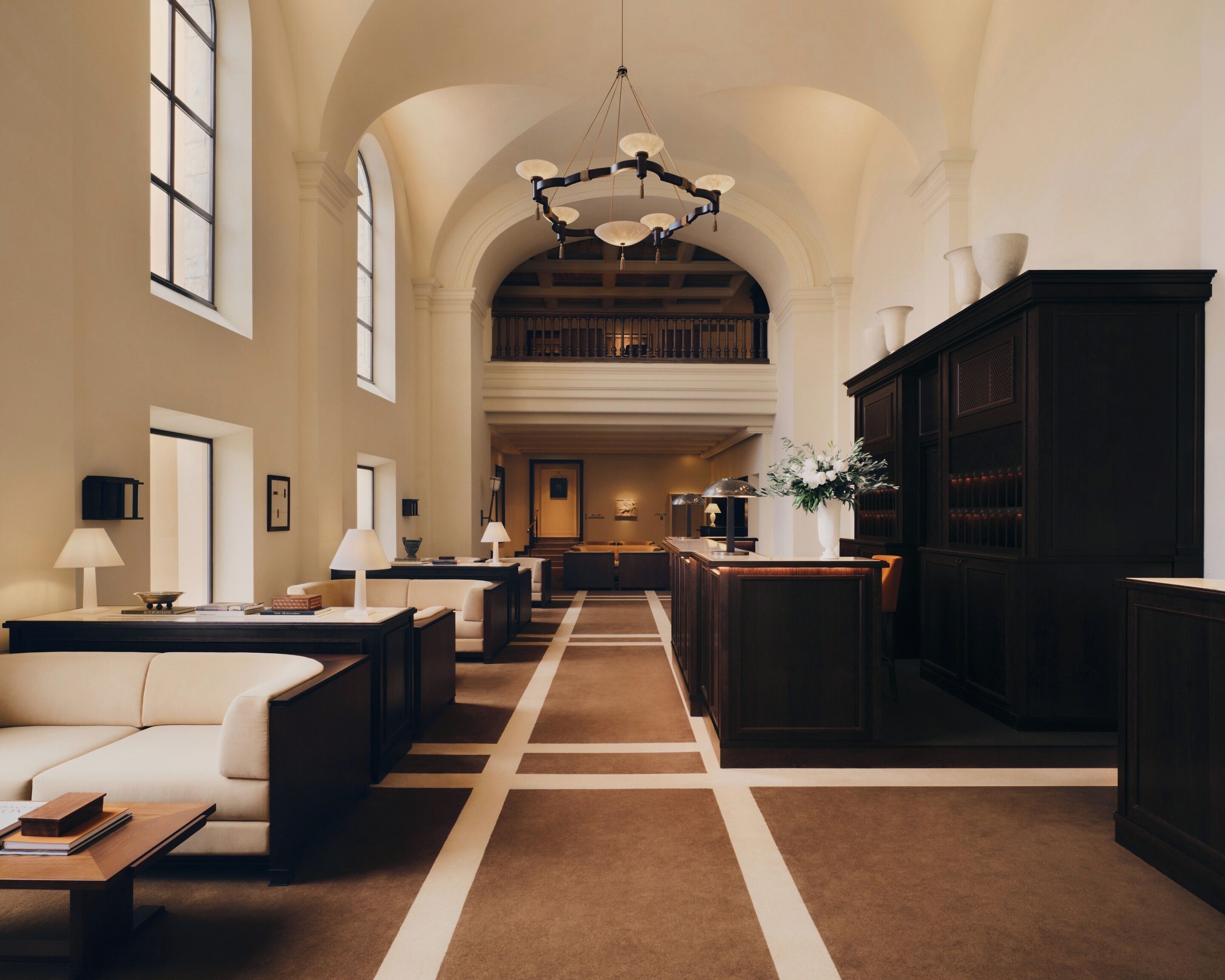 Interior entrance