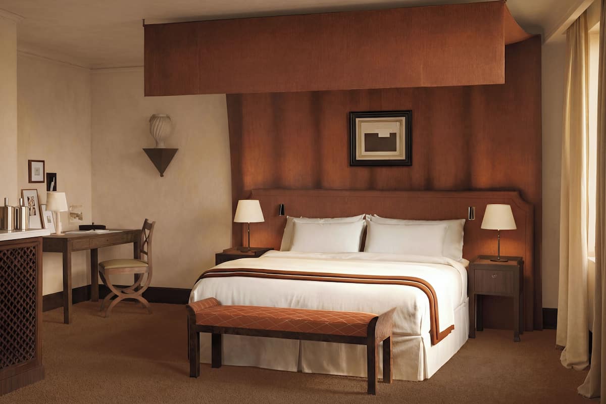 Premium bedding, memory foam beds, minibar, in-room safe