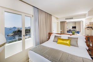 Suite, 1 lit double, vue mer | Vue sur la plage/l’océan
