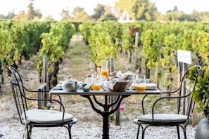 Petit déjeuner buffet servi tous les jours en supplément