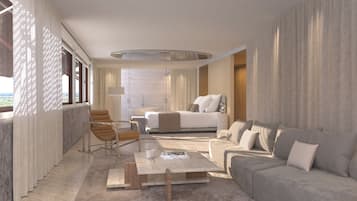 Suite Horizon | Premium bedding, minibar, in-room safe, blackout curtains