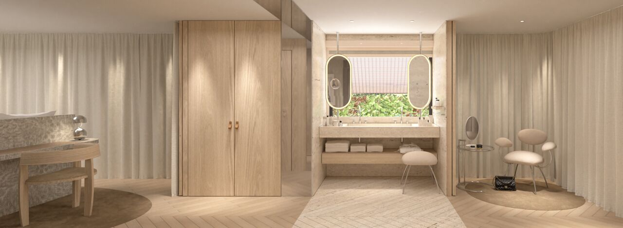 premium room (prestige) | bathroom | designer toiletries, hair dryer, bathrobes, slippers