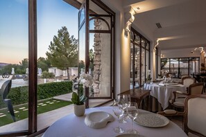 Lunch, dinner served; Mediterranean cuisine, al fresco dining 