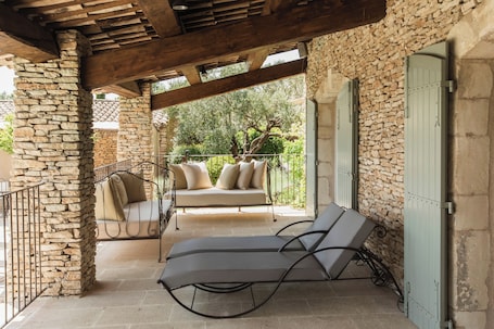 Terrace/patio. Le Phébus & Spa - Relais & Chateaux