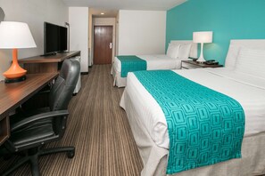 Pillowtop beds, in-room safe, desk, laptop workspace