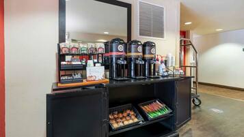 Free daily on-the-go breakfast