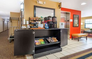 Free daily on-the-go breakfast 
