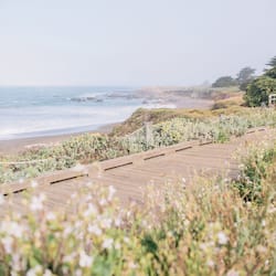 On the beach