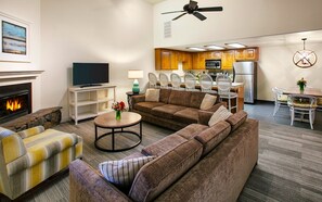 Suite Familiale, 1 très grand lit | 1 chambre, literie de qualité supérieure, couette en duvet d'oie