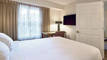 1 bedroom, hypo-allergenic bedding, in-room safe, individually decorated