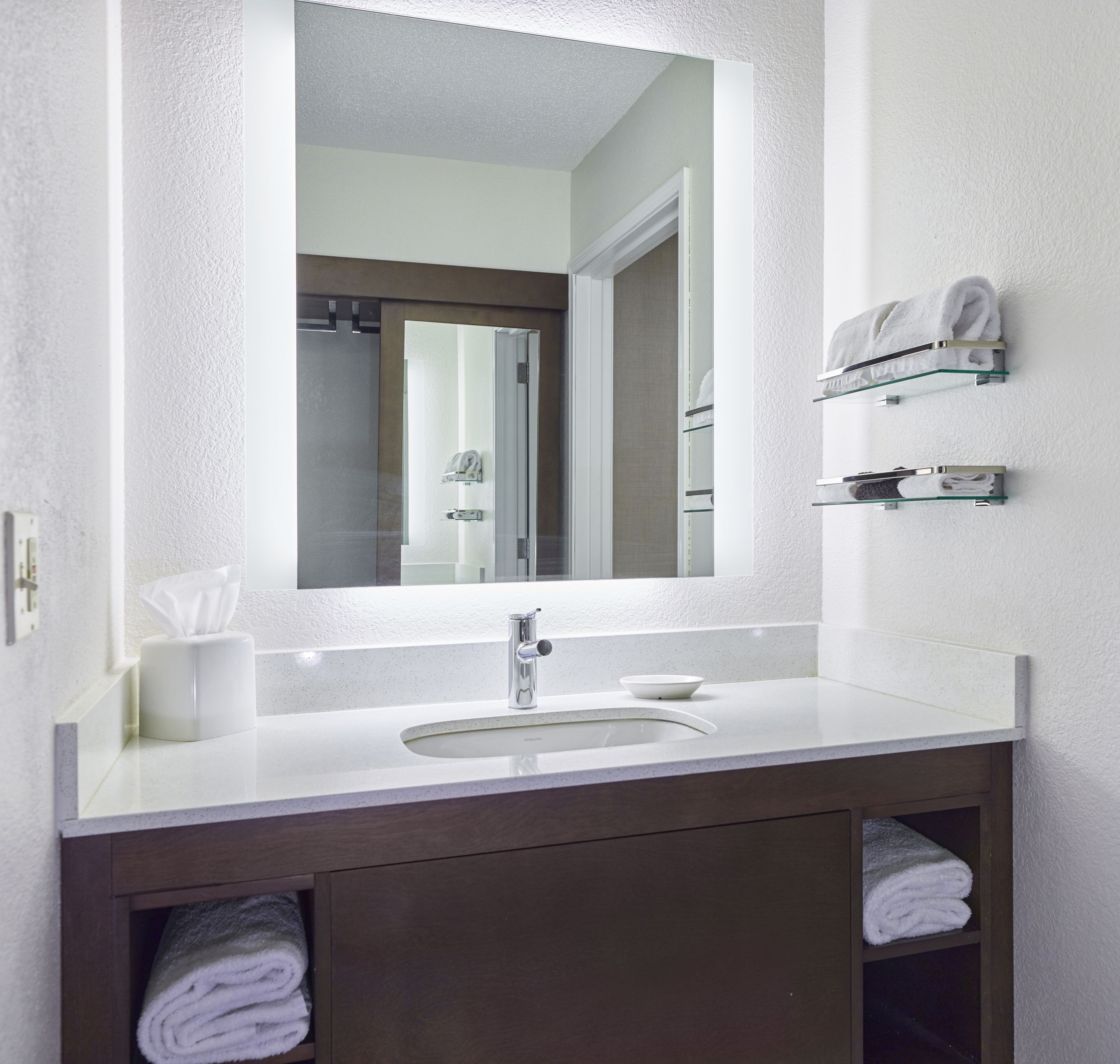 free toiletries, hair dryer, towels, soap