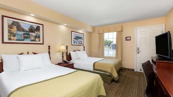 Desk, blackout curtains, iron/ironing board, free WiFi