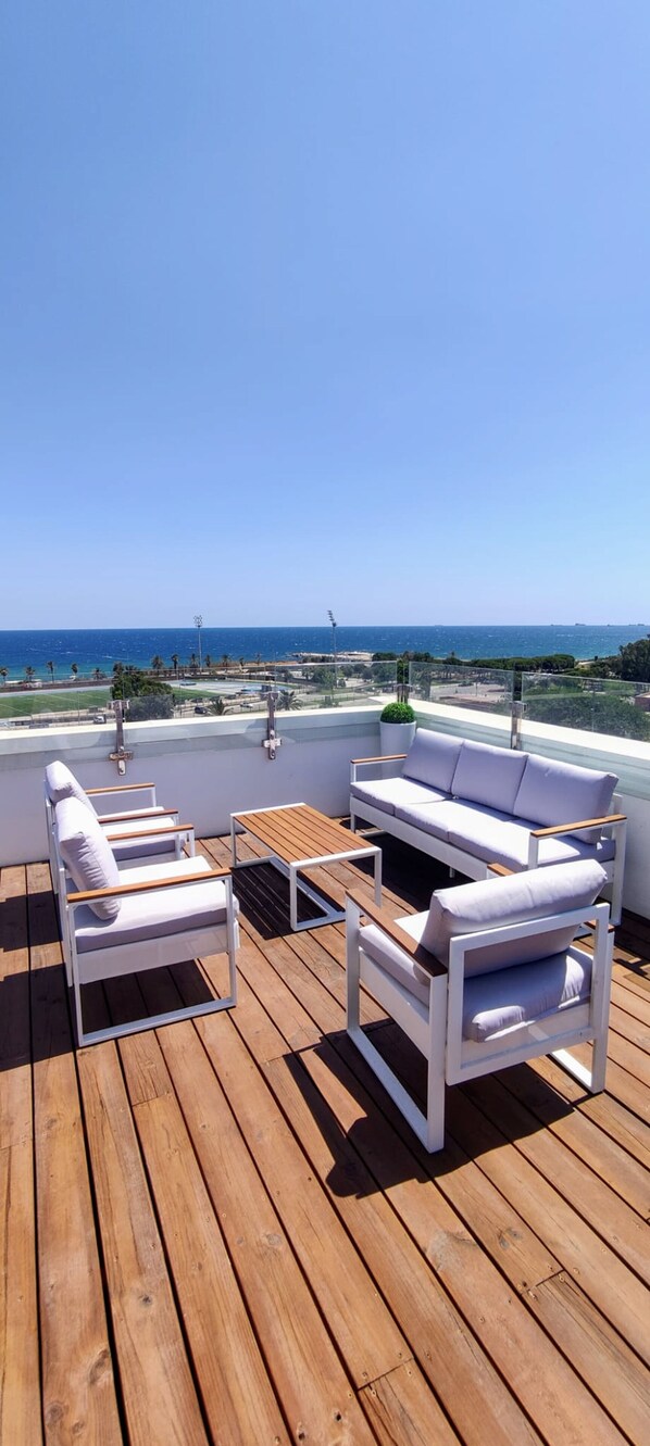 Terrasse sur le toit