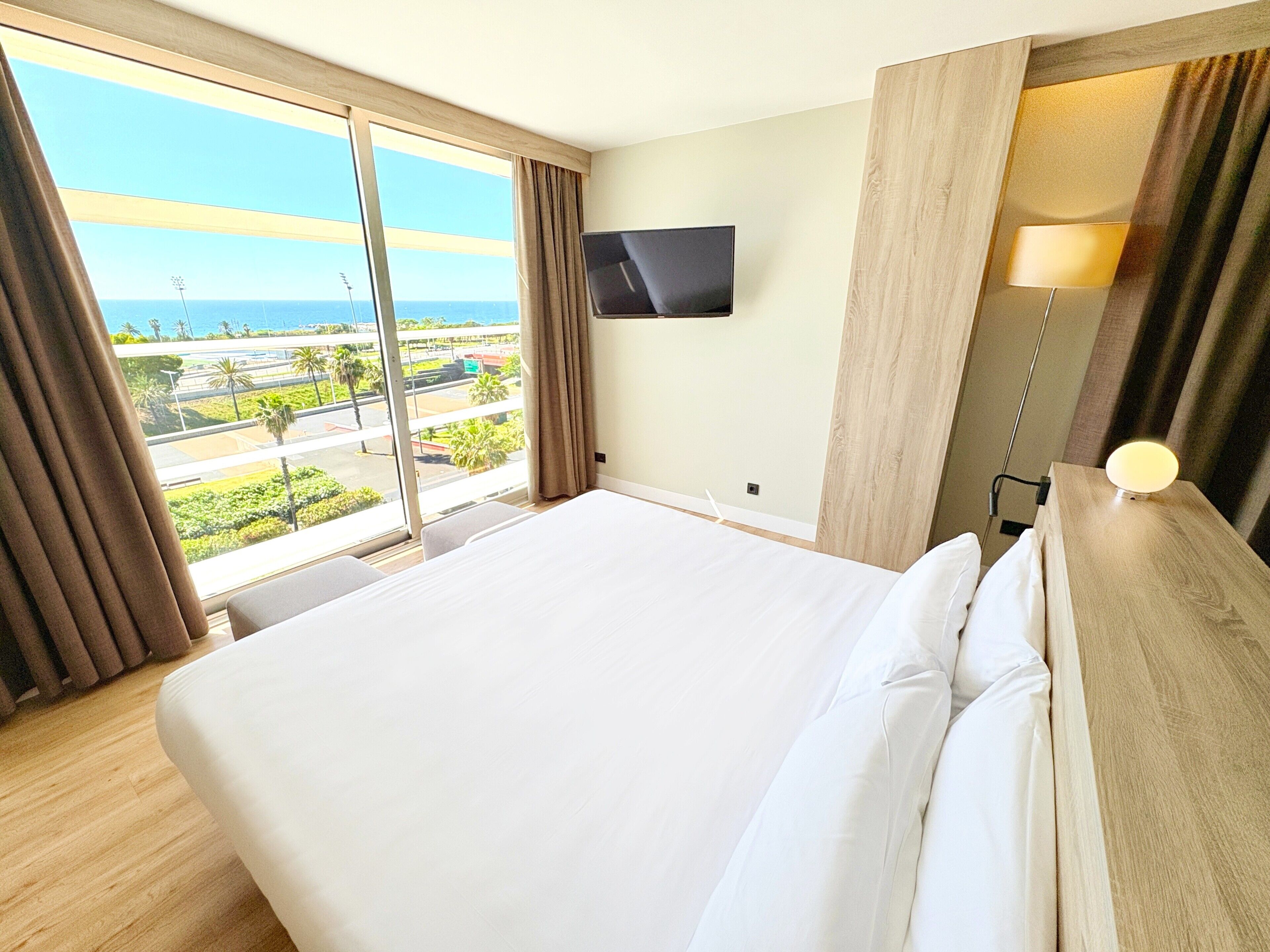 In-room safe, desk, laptop workspace, blackout drapes