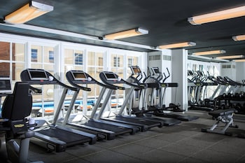 Fitness facility at The Lindy Renaissance Charleston Hotel