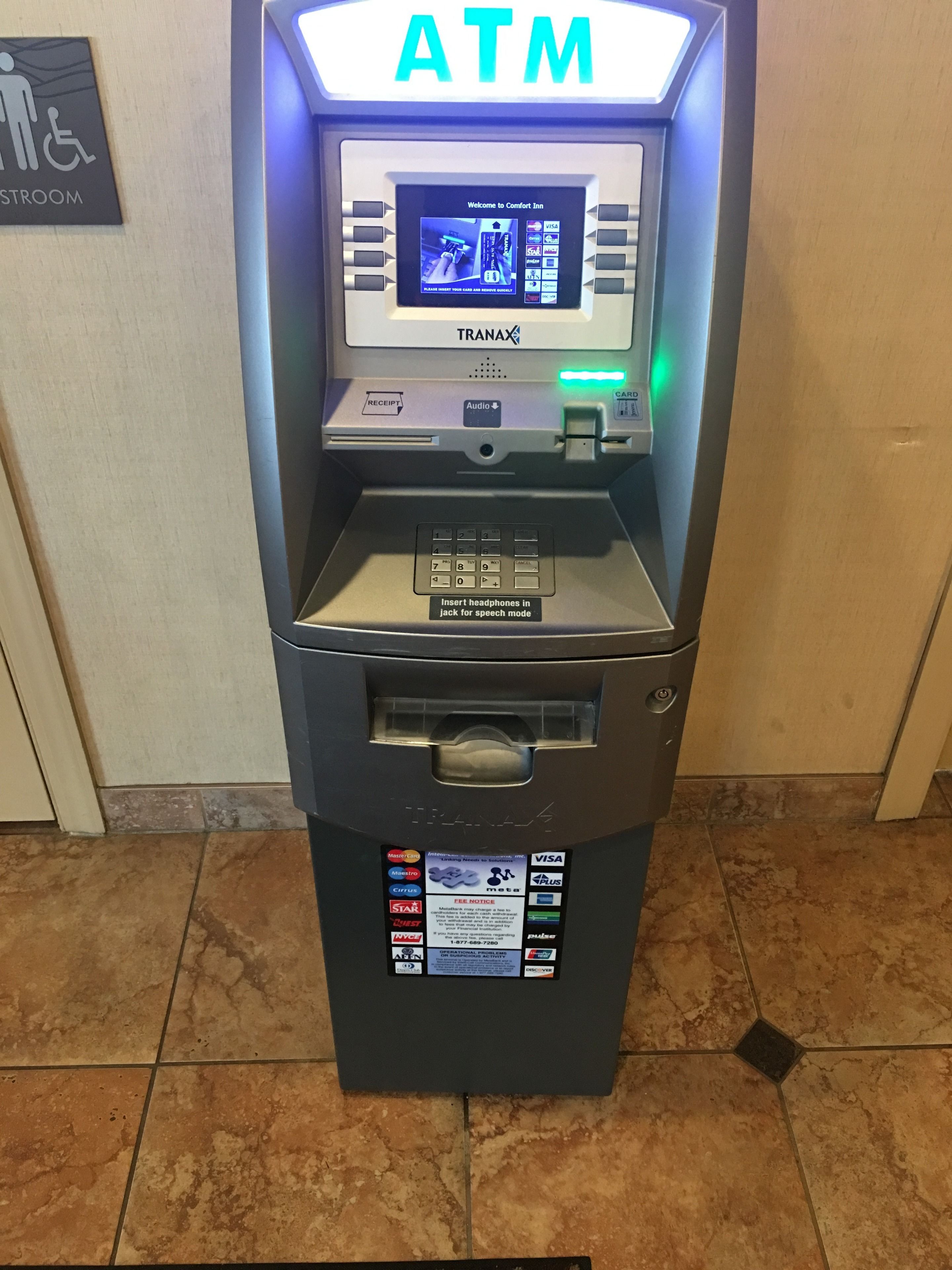 atm/banking on site