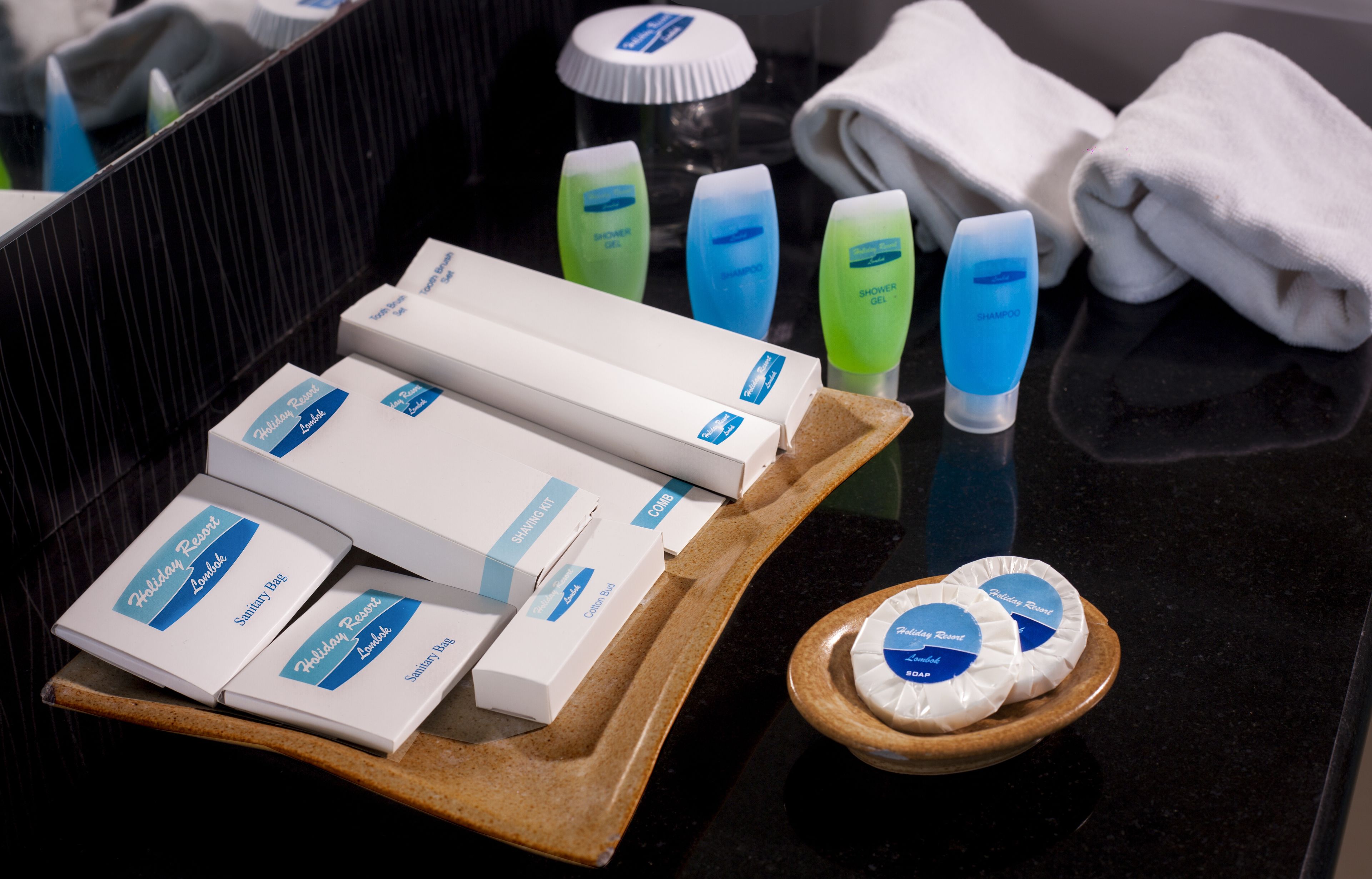 shower, free toiletries, hair dryer, slippers