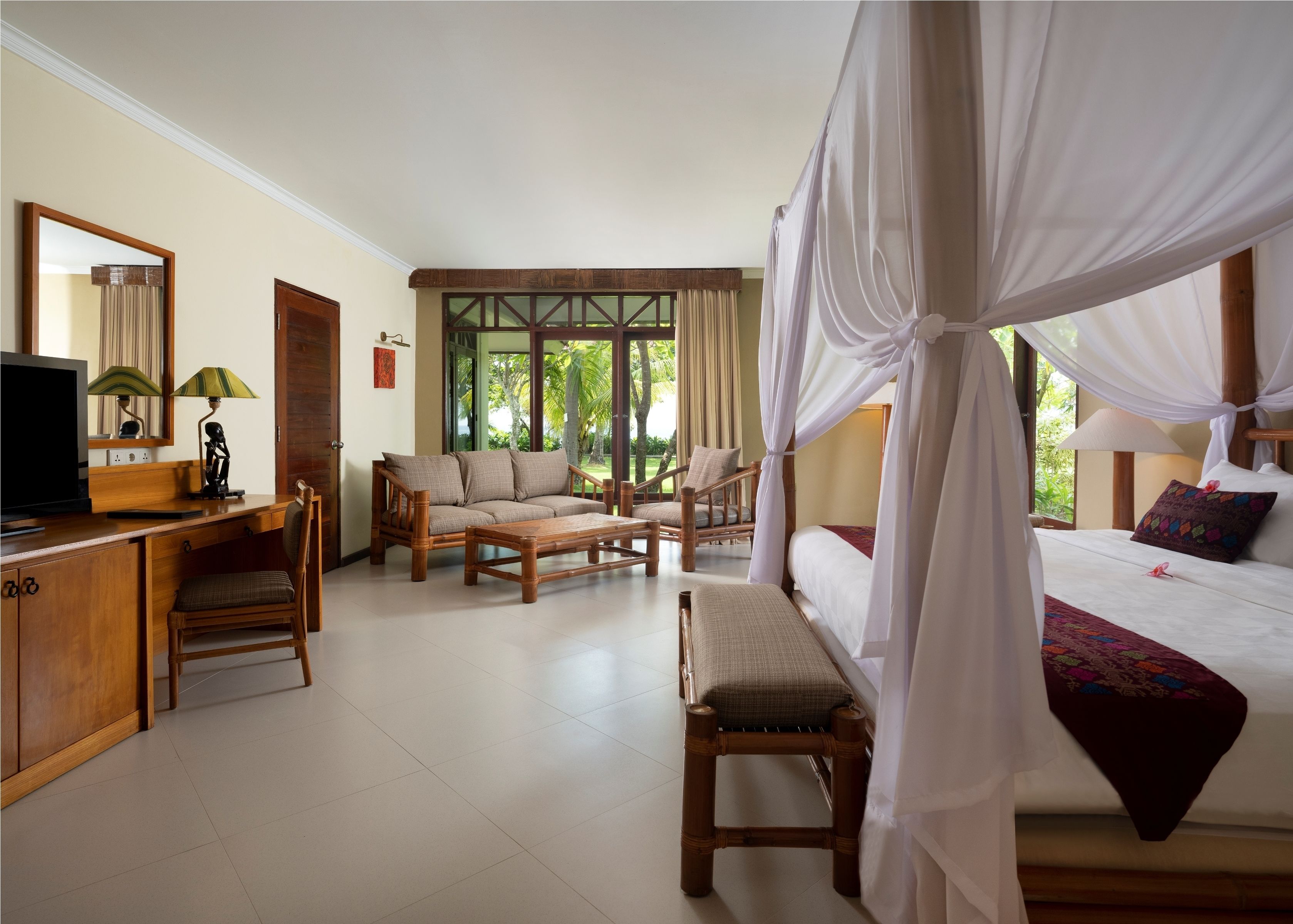 패밀리 빌라, 침실 2개, 전용 수영장, 해변 전망 | 객실에서 보이는 전망